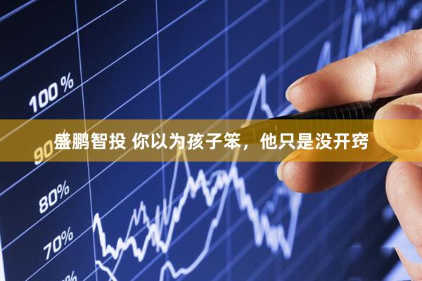 盛鹏智投 你以为孩子笨，他只是没开窍