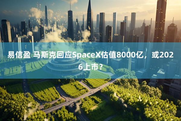 易信盈 马斯克回应SpaceX估值8000亿，或2026上市？